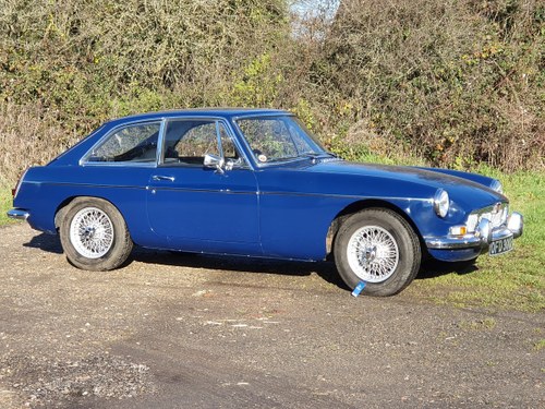 MG B GT Mk1, 1967, Blue Royal For Sale