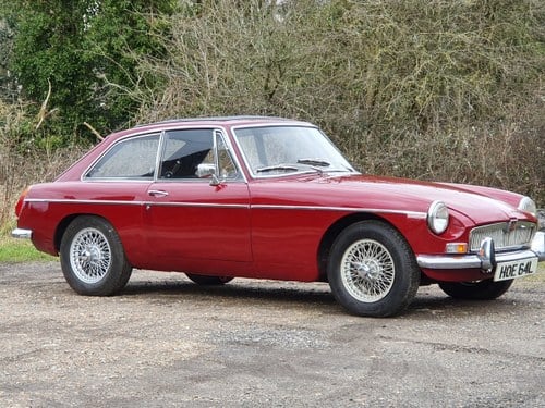 MG B GT, 1973, Damask Red For Sale