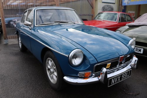 1971 MGB GT,Professional rebuild, MGOC RECOMMENDED,full sunroof. VERKAUFT