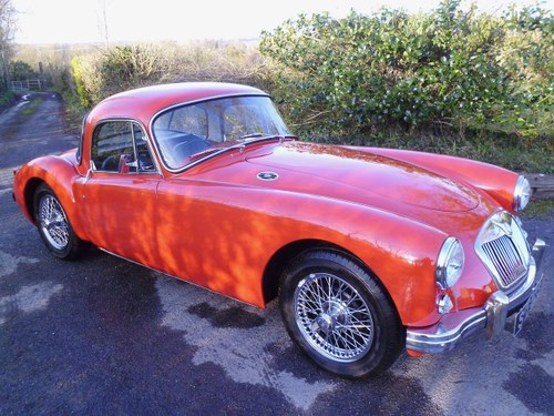 1957 MGA Coupe Total Restoration SOLD