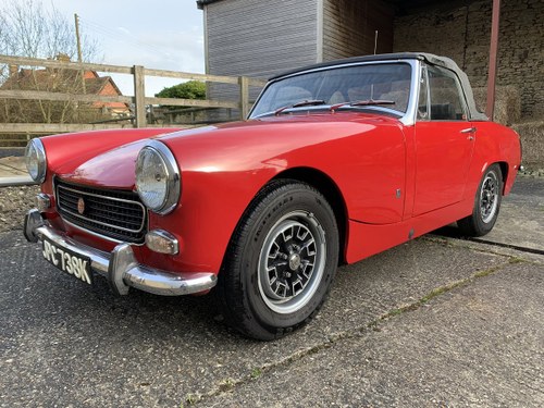 1971/K MG Midget MkIII 1275cc in Red. For Sale
