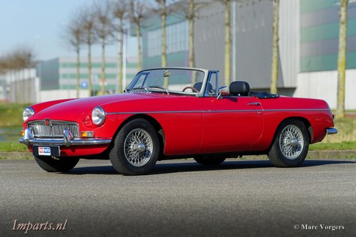 1968 Very nice MGB Roadster 1800 (LHD with Overdrive In vendita