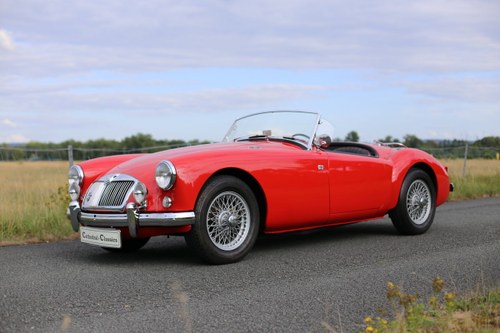1957 MGA Roadster with a modern twist for today’s hectic traffic VENDUTO