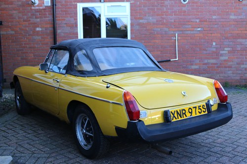 MGB Roadter 1978 Inca Yellow, 83000 Miles, Ideal Project Car For Sale