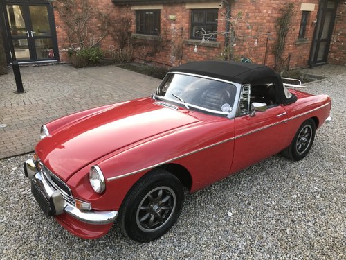 1974 MG B Roadster, DELIVERY AVAILABLE, Chrome For Sale
