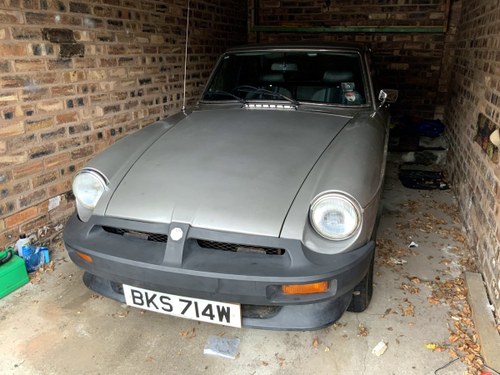 1981 MGB GT - Only 21,000 Miles For Sale