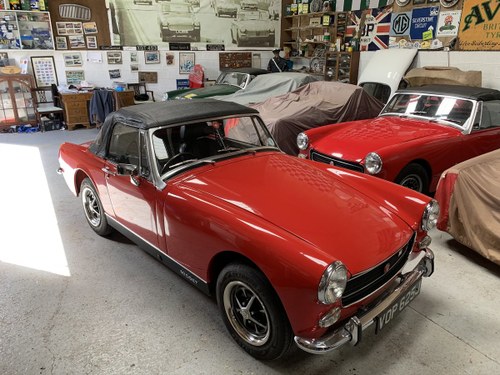 1970 MG Midget MkIII 1275cc  for sale by Mike Authers Classics SOLD