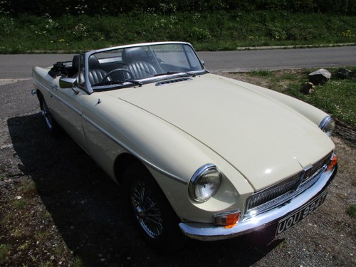 1978 MGB Roadster Chrome Conversion  SOLD