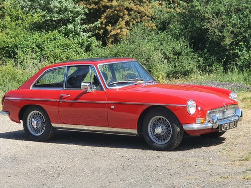 MG B GT, 1970, Red, Overdrive For Sale