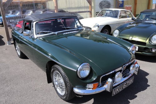 1972 MGB Roadster, HERITAGE SHELL in BRG For Sale