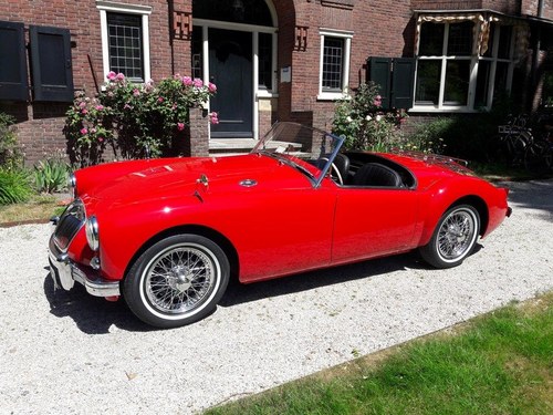 MG A roadster red 1957 stunning condition VENDUTO