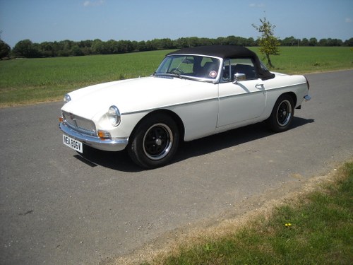 1980 MGB ROADSTER GENUINE 34000 MILES SUPERB CAR THROUGH OUT SOLD