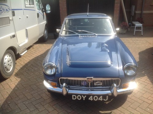1969 MGC GT In Mineral Blue. 3.0L 6 CYL For Sale