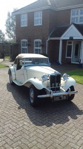 1952 MG TD in old English Wite For Sale