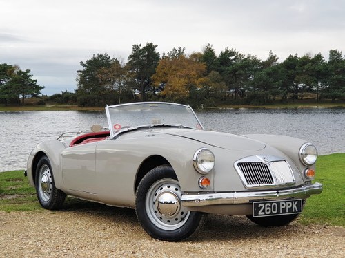 Original UK RHD 1959 MG A 1600 Roadster with great history For Sale