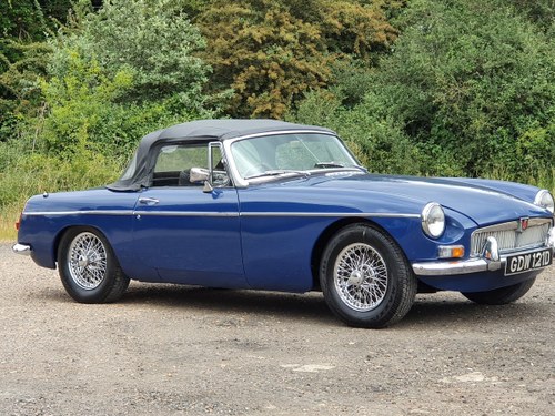 MG B Roadster, 1966, Mineral Blue For Sale