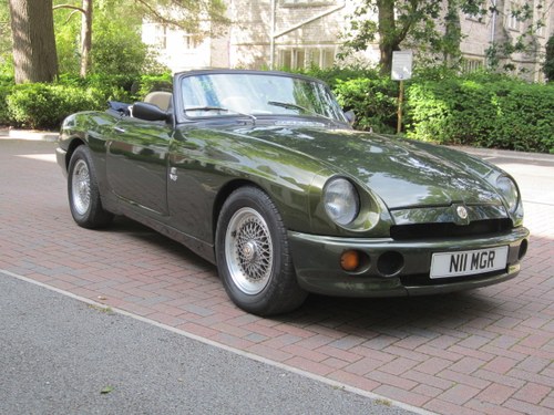 1998  Low Mileage MG RV8 with 12 months MOT For Sale