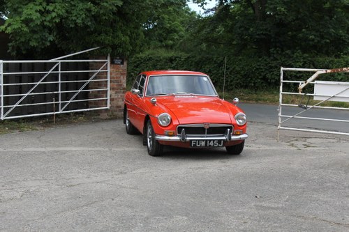 1971 MGB GT, one lady owner over 30 years, excellent history SOLD