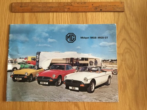 1979 MG Midget,Mgb brochure VENDUTO