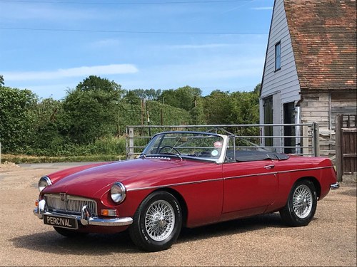 1967 MGB Roadster, wire wheels, overdrive SOLD VENDUTO