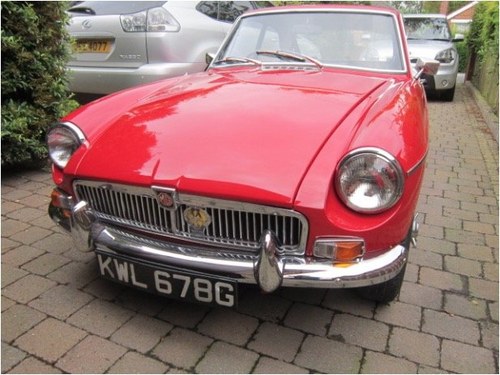 1968 Immaculate mgb gt For Sale