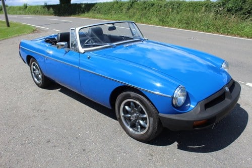 1977 MGB Roadster 1800 cc With Overdrive  For Sale