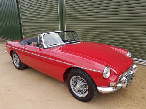 1969 MGB Roadster. Total Restoration /British Heritage Shell SÅLD