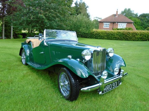1953 MG TD Supercharged, 5 Speed  SOLD