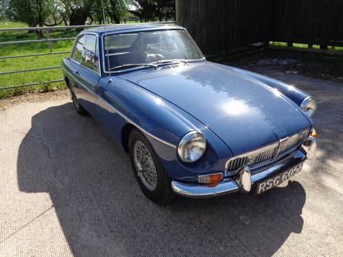 A HIGHLY ORIGINAL, LOW MILEAGE MGB GT (BMC) 1969! For Sale