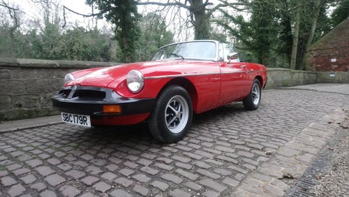 MGB Roadster 1977 Flamenco Red 67450 miles complete Rebuild For Sale