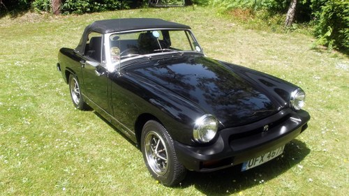 1982 MG MIDGET 1500 SPORTS LIMITED EDITION SOLD