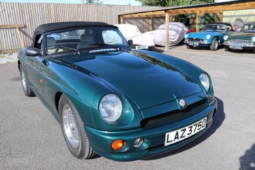1996 MG RV8, UK Car, BRG, 1 Family owned, Low mileage SOLD