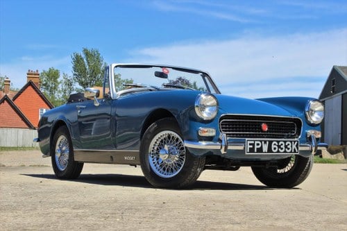 1972/K MG Midget MkIII 1275cc in Teal Blue NOW SOLD! For Sale