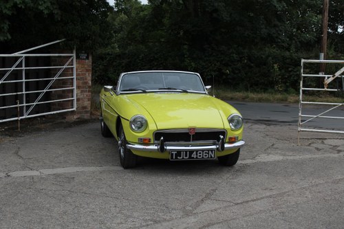 1974 MGB Roadster, Excellent Driver, Full Respray 2015 SOLD