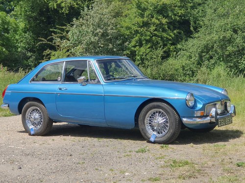 MG B GT, 1970, Riviera Blue In vendita