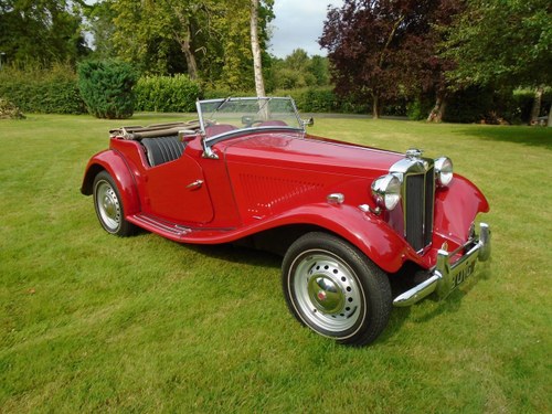 1953 MG TD Matching Numbers  SOLD