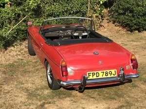 1971 MGB Roaster Automatic.  One Owner From New For Sale