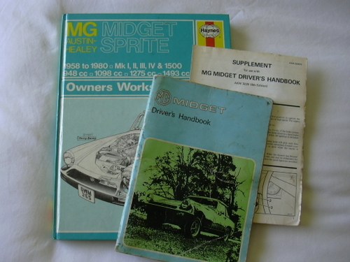 MG Midget Owners manual handbook MkIII - GAN6 For Sale