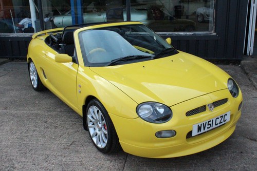 2001 MGF TROPHY 160,1 OF 10 IN STOCK,NEW HEADGASKET For Sale