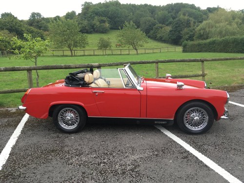 1972 SOLD MG Midget 1380, Heritage Shell For Sale