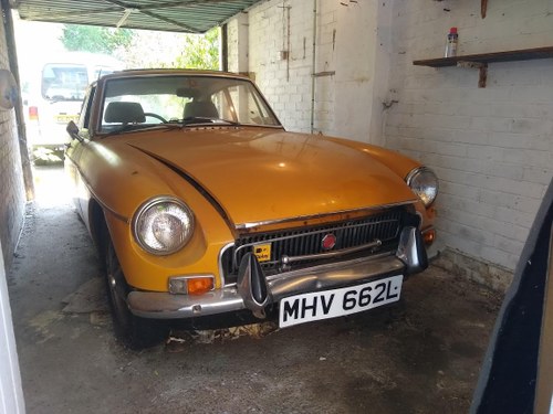 1972 MG B Auto for auction 29th/30th October In vendita all'asta