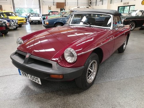 *REMAINS AVAILABLE - AUGUST AUCTION* 1978 MG B Roadster For Sale by Auction