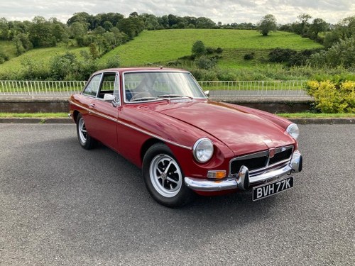 **OCTOBER ENTRY** 1972 MG B GT For Sale by Auction