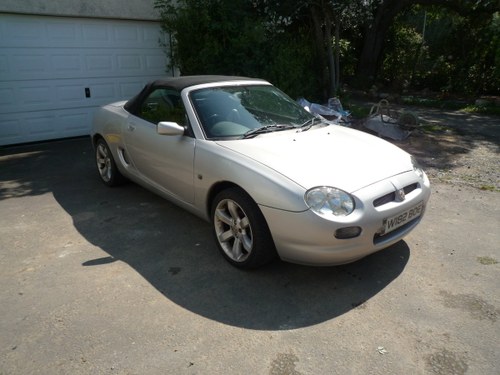 2000 Low mileage VVC MGF with MOT to 30/10/21 SOLD