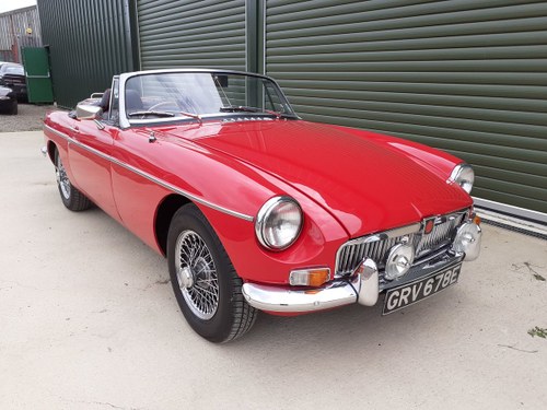 1967 MGB Roadster in excellent condition SOLD