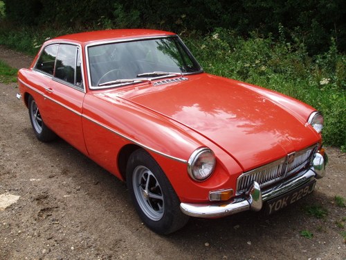 1971 MG BGT Chrome bumper, up-rated engine For Sale