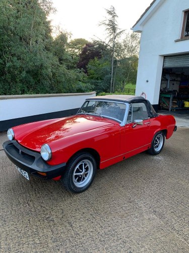 **OCTOBER ENTRY** 1978 MG Midget 1500 For Sale by Auction