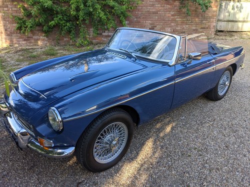 1969 MGC ROADSTER. O/D. Totally rebuilt. For Sale