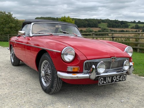 Lovely 1966 Oselli Powered Red MGB Roadster in Herefordshire SOLD