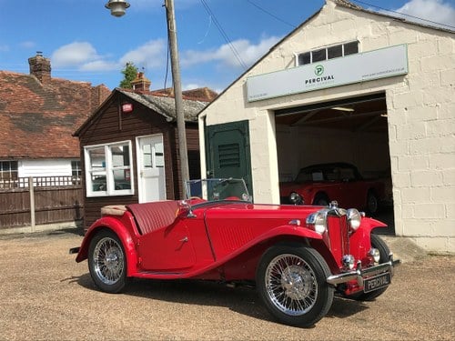 1949 MG TC EXU Supercharged, very special For Sale